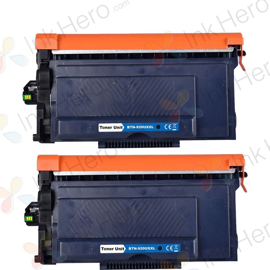 2 Pack Brother TN920UXL Black Compatible Ultra High-Yield Toner Cartridge
