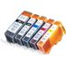Pack de 5 Canon PGI-220 & CLI-221 cartouches d'encre compatibles
