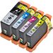 Pack de 4 Lexmark 150XL cartouches d'encre haute capacité compatibles
