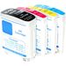Pack de 4 HP 10 cartouches d'encre remanufacturées
