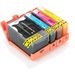 Pack de 4 HP 934XL & HP 935XL cartouches d'encre haute capacité compatibles
