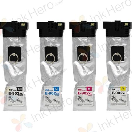 Pack de 5 Epson 902XL cartouches d'encre remanufacturées haute capacité